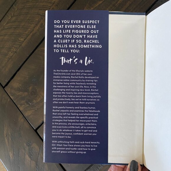 Girl, Wash Your Face by Rachel Hollis 220 page hardback reading book - Picture 3 of 5